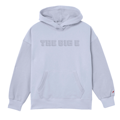 Ladies Blue Puff Print Hoodie